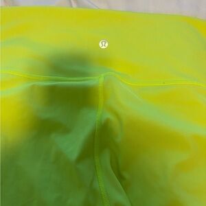 lululemon athletica Yellow and Green Leggings